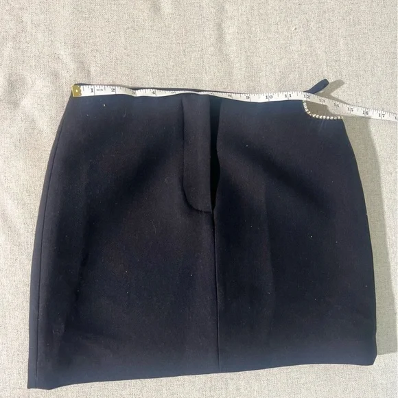 Zara Rhinestone Mini Skirt - Size XS - Black - Picture 5 of 9